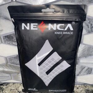 2 PACK NEENCA  Knee Brace Knee Compression Sleeve Support, XXL, White
